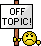 off topic banner